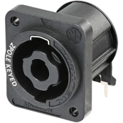 2 pole chassis connector, male