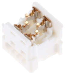 Złącze IDC 4-pinowe 2-rzędowe raster: 1.27mm Żeński Montaż na kablu Molex