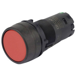 Deca CP2B-A1E10R Pushbutton Switch 400V 8A Red Latch 29.9x20.5x55.5mm