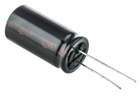 Kondensator 15000μF 16V dc Radialny, Otwór przelotowy Panasonic roztaw: 7.5mm 18 (Dia.) x 35.5mm