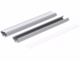 Profil led PCV Corner 22x12 2m szary ML