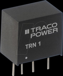 TRN 1-2412 DC/DC converter TRN, 1 W, 12 V, 90 mA, SIP