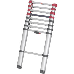 Hailo 7113-091 T80 FLEXLINE Aluminium Telescopic Ladder 3.4m Max Height
