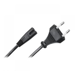 KABEL ZASILAJĄCY 1,50-1,80m CZARNY MIX - KOŃCÓWKA DO GNIAZDA TYP ''ÓSEMKA'' (KABZAS18-MIX)