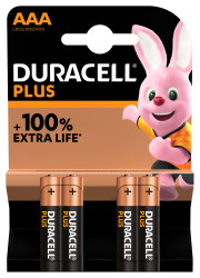 Baterie AAA Płaskie Duracell 1.5V Duracell Plus Power