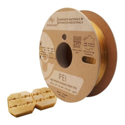 Filament do drukarki 3D PEI-1010 Ø 2.85mm 2kg Pomarańczowy NANOVIA