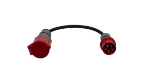 Reduktor - Wtyczka Siłowa 16/5 + Ow 5X2,5Mm2 0,3M + Gniazdo Siłowe Przenośne...