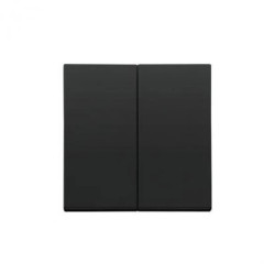 Simon 55 Klawisz podwójny do: SZP2M, SZW2M Czarny mat TKZW2/X/149