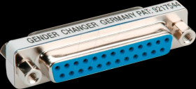12032010 Gender Changer, Adapter, DB25, Buchse / Buchse