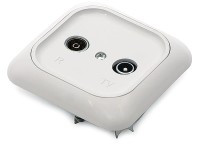 GAR-KRTV-P Gniazdko antenowe, podtynkowe, nieprzelotowe