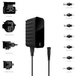 Adapter AC/DC Uwy 5V dc Iwy 2A 10W typ wtyczki: Australia, Europejski, Wielka Brytania, US