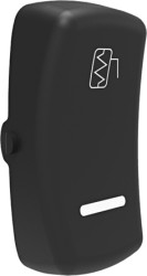 Klosz do przycisku, do użytku z: Przełączniki kołyskowe uszczelniane serii L, kolor: Biały, symbol: Podgrzewane