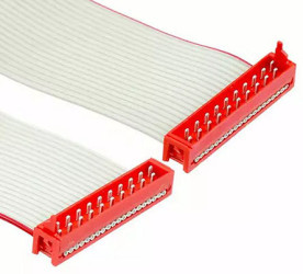 Kabel taśmowy 20-żyłowy raster 1.27mm Płaski, AWG 28 AWG Nieekranowany TE Connectivity -40 → +105 °C.