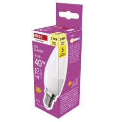 LED CLS C35 4,2W(40W) 470LM E14