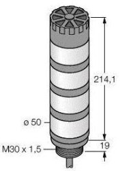 Sygnalizator łączony Turck TL50WGYRA