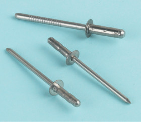 Nit średnica 3.2mm Stal nierdzewna, jednostronnie zamknięty średnica otworu 3.4mm długość 2.2mm