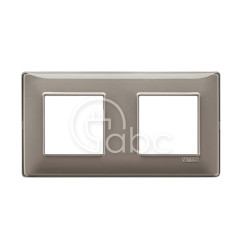 Ramka ozdobna Plana, 2+2M, Reflex Ash, 14643.40