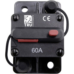 TRU COMPONENTS TC-13596592 Fuse circuit breaker 60A Black Automotive Fuse