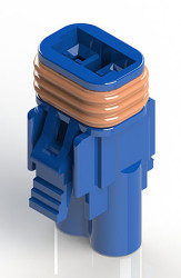 Złącze przewód-przewód Gniazdo Montaż na kablu 2P 300 V EDAC