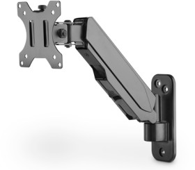 Wall mount, for 1 monitor, 17 to 32 inch, up to 8 kg, VESA max. 100x100 mm, black, DA-90396