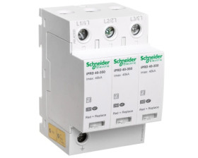 Ogranicznik przepięć Typ T2 3P 40kA 1,4kV 350V iPRD-40-40kA-350V-3P A9L40300