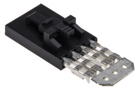 Złącze IDC 4-pinowe raster: 2.54mm Żeński Montaż na kablu Molex