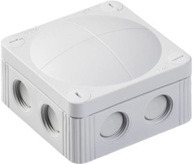Cable junction box, no. of entries: 4, 4.0 mm², light gray, IP66/IP67, 10060400