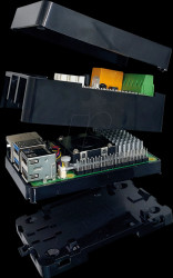 LM-MB5B Enclosure for Raspberry Pi 5, plastic, black