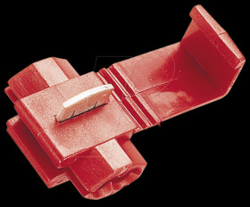 Wire distributor, 0.5 - 1.5 mm², red