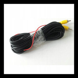 Złącze 1xRCA 10m z dodatkową żyła zasilania do kamer cofania GOMEDIA / RCA10M