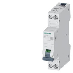Wyłącznik nadprądowy MCB, Typ B, 1P + N, 40A, 230V, 60V, Siemens, 5SL60
