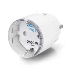 Shelly Plus Plug S - inteligentna wtyczka WiFi - 2500W - biała