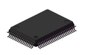 Układ scalony : mikroprocesor 4-bit z kontrolerem LCD