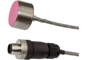 IB30E094 Czujnik indukcyjny, M30x1.5, podtynkowy, złącze kablowe M12 3-pin 12m PTFE z oplotem VA