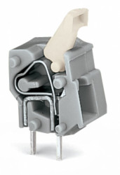 Złącze PCB 1 -pinowe raster 7.5/7.62mm 2 -rzędowe Przewlekany Męski WAGO