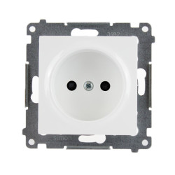 Gniazdo pojedyncze b/u białe DG1Z.01/11 Kontakt Simon54