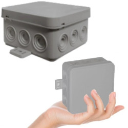 VIPLAST Puszka V6 Bryzgoszczelna Szara IP54