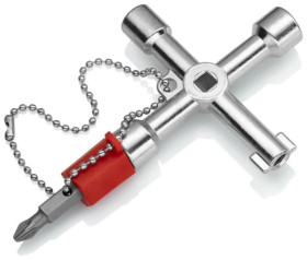 Klucz wielofunkcyjny do szaf sterowniczych KNIPEX 00 11 03