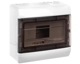 Rozdzielnica modułowa 1x9 natynkowa zaciski PE i N 2x16+8x10mm2 IP40 6662-109