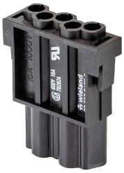 Wkładka modułowa 78.013.0453.0 Wieland Electric Łączna ilość styków 4 10 szt.