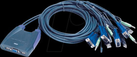 CS64US-AT KVM Switch VGA, USB, Audio, 4 ports