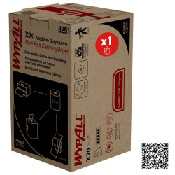 WypAll X70 PowerClean Blue Midi Roll