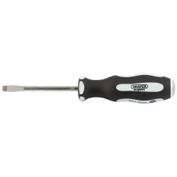 Draper Expert 35176 Pound Thru&#x27; Plain Slot 5.5 x 75mm Soft Grip Screwdrivers