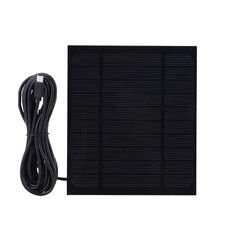 3,5W 5V Panel Słoneczny Ładowarka Micro USB 150x130mm Monokrystaliczny 22% Wysoka Efektywność Konwersji Przenośna Ładowarka Słon