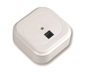 NEFRYT Gniazdo komputerowe n/t RJ45 kat.5e krone LSA+ białe GTN-12C