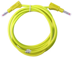 Mueller BU-2323-10-79-4 Test Lead 4mm Banana Plugs 2m Yellow