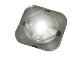Soczewka LED szerokokątna 20 x 20 x 5.2mm Kwadratowy, Polymer Optics