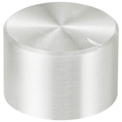 TruComponents 320022 Control knob &#x2B; marking Silver (&#xD8; x H) 20mmx13mmAlu/Plastic