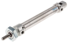 Siłownik pneumatyczny skok: 100mm Festo Ø 20mm dwustronnego działania Action 232mm Amortyzacja pneumatyczna