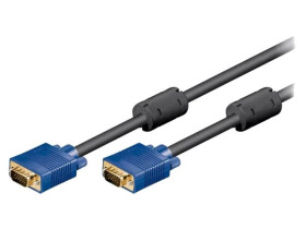Kabel D-Sub 15-PIN HD wtyk,z obu stron 1,8m czarny 93368